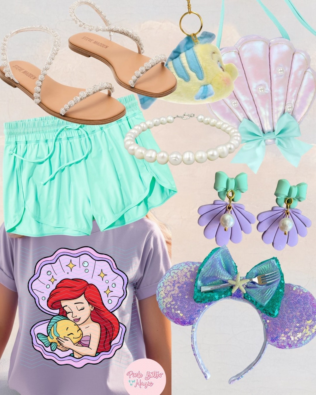 Inspired by Ariel + Flounder 🧜🏻‍♀️🐠