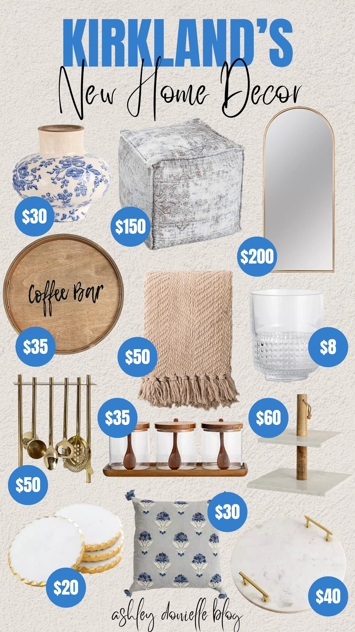 Kirklands new home decor!

Throw blanket, throw pillow, serving tray, glass cup, wall mirror, wall decor, table decor, poof, cocktail mixer, coffee pot

#LTKstyletip #LTKSeasonal #LTKhome