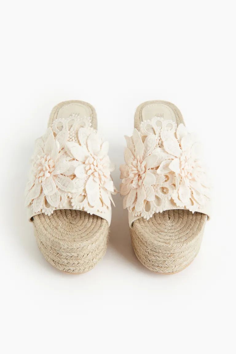 Wedge-heeled Espadrille Sandals | H&M (US + CA)