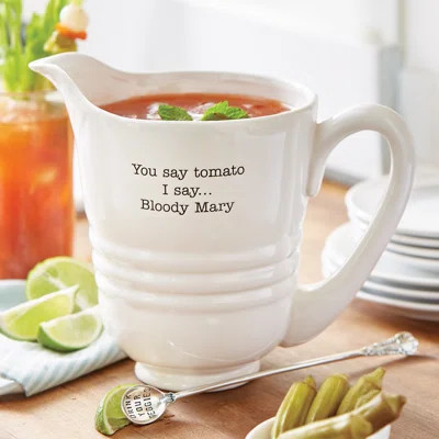 Bloody Mary 2 Piece Pitcher Set Mud Pie™ | Wayfair North America