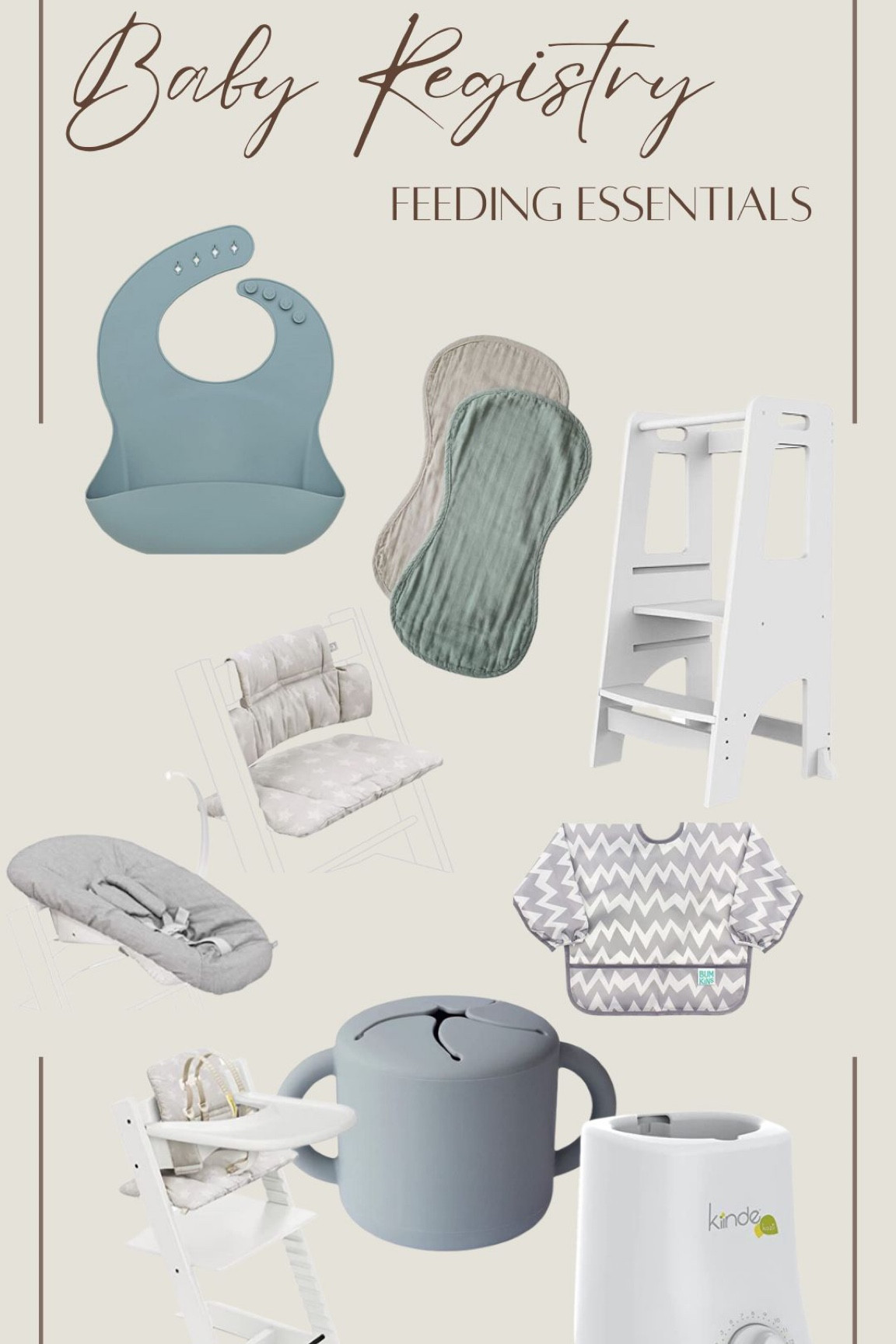 Baby Registry Feeding Essentials! Everything you need for your baby!
•
•
#babyregistry #highchair #bib #burpcloth #siliconecup 

#LTKbaby #LTKfamily