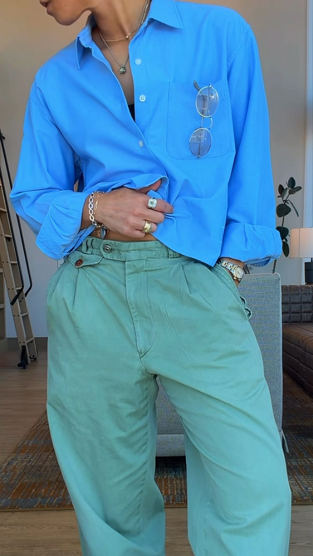 Late post outfit rundown. Side note need to wear these pants again soon. 

#LTKootd #LTKMidsize #LTKOver40