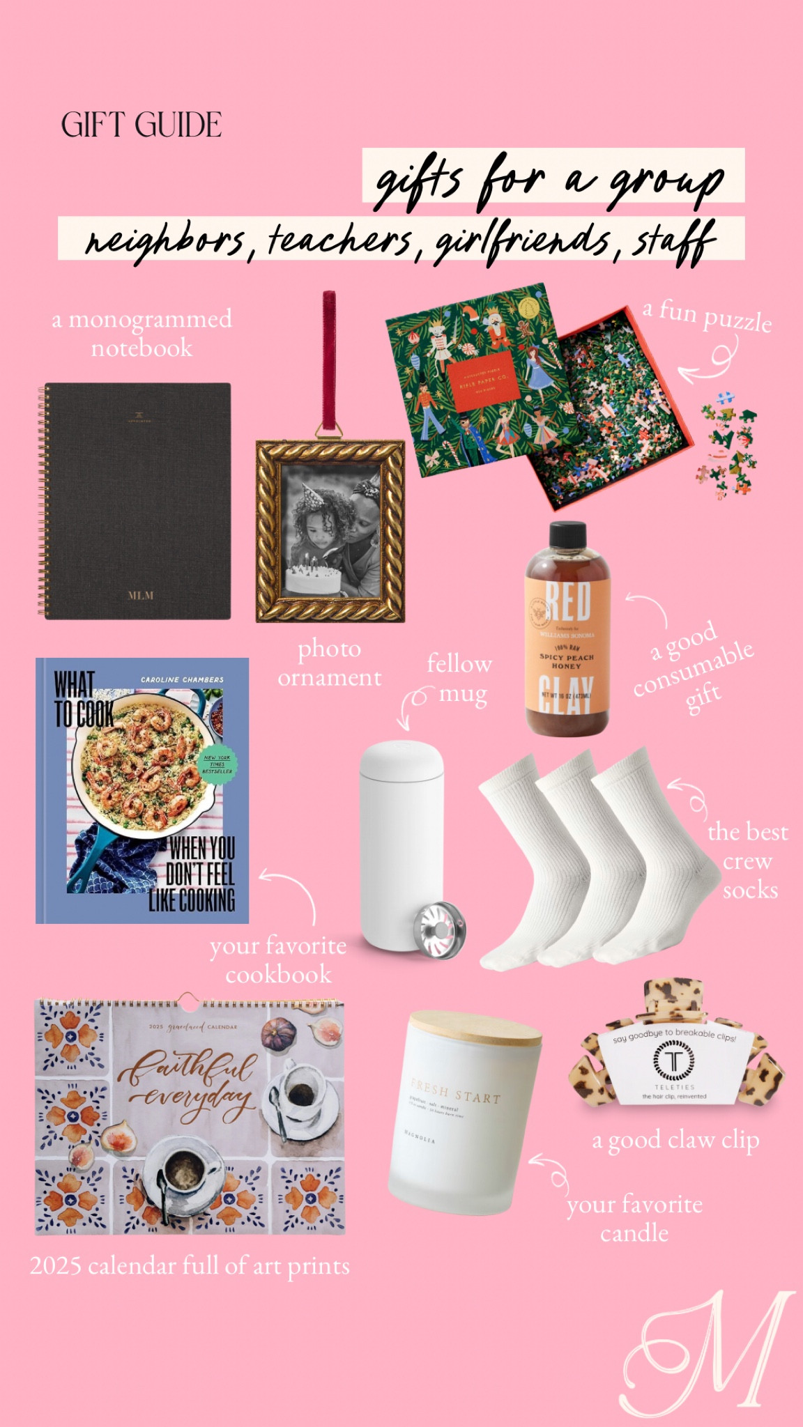 Gift for a group! Everything is 30 dollars or less… perfect for your girl friends, co-workers, neighbors, or teachers! 

#LTKGiftGuide #LTKHoliday #LTKFindsUnder50