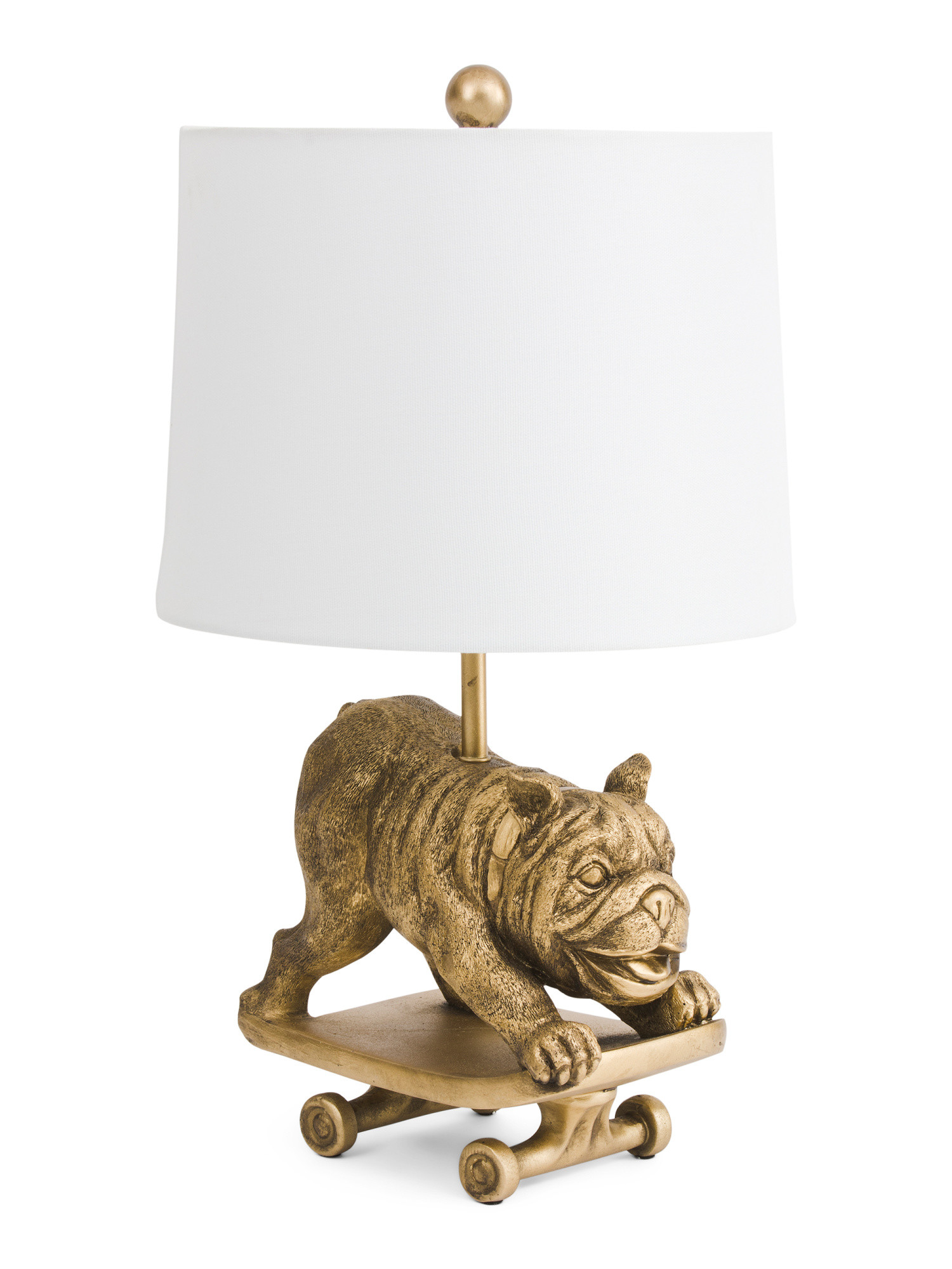 11x20 Bulldog Skateboard Table Lamp | TJ Maxx