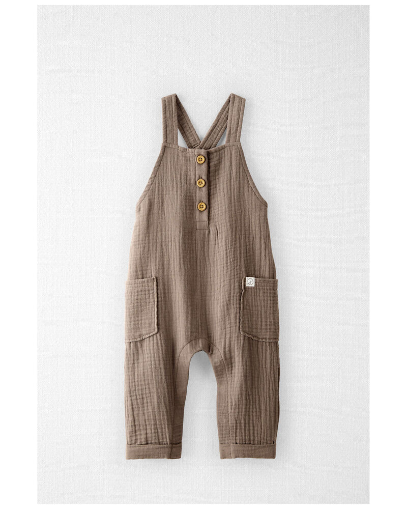 Baby Organic Cotton Gauze Overalls | Carter's