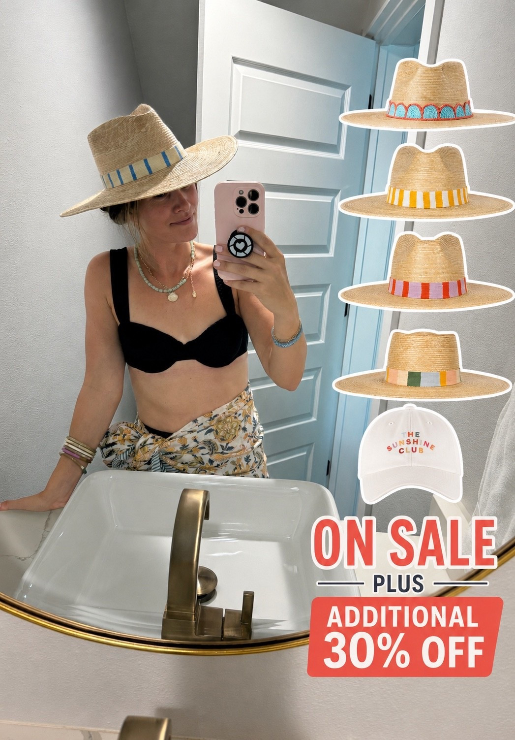 My go to beach hat is on major sale! Honestly a go to for summer. On sale + extra 30% off #sunshinetienda #beach #resort

#LTKSaleAlert #LTKmomlife #LTKootd
