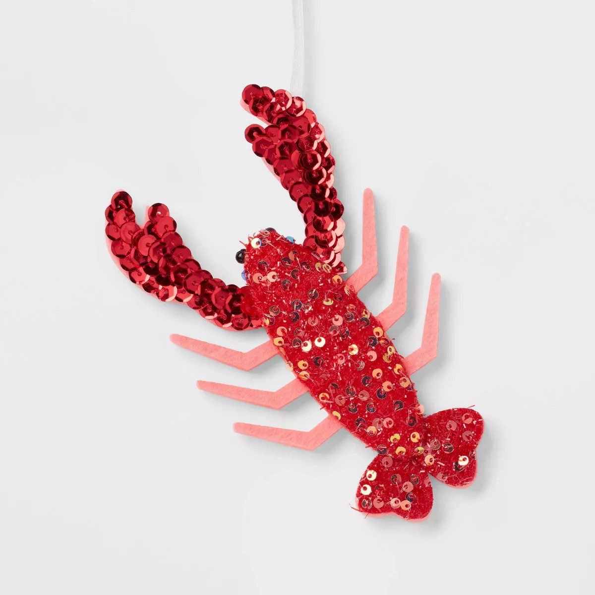 Sequined Fabric Lobster Christmas Tree Ornament - Wondershop™ | Target