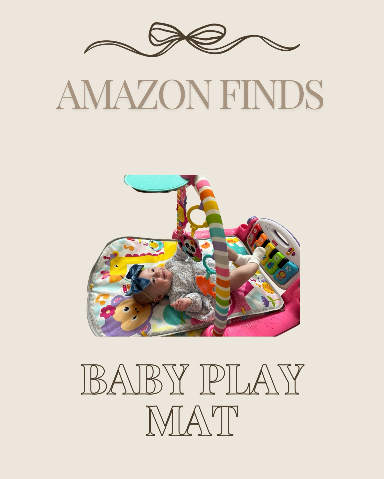 McKenny Jeans fav play mat! 🎀
She loved being able to look at her self in the mirror, kicking the pedals & hearing songs & looking at all the fun lights! This thing would keep her occupied for a long time!! If I ever needed to get something done, this is where she was going 🤪

There’s tons of different color options for boys & girls!!

#LTKBaby #LTKHome
