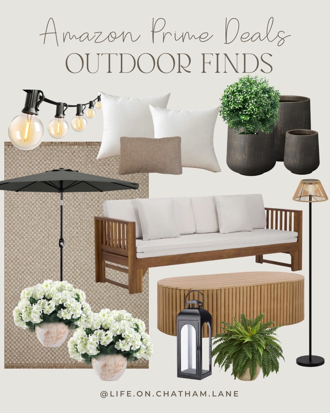 Amazon Prime Deals on outdoor finds!  From rugs, furniture, lighting, and faux greenery!

#LTKHome #LTKSeasonal #LTKSaleAlert
