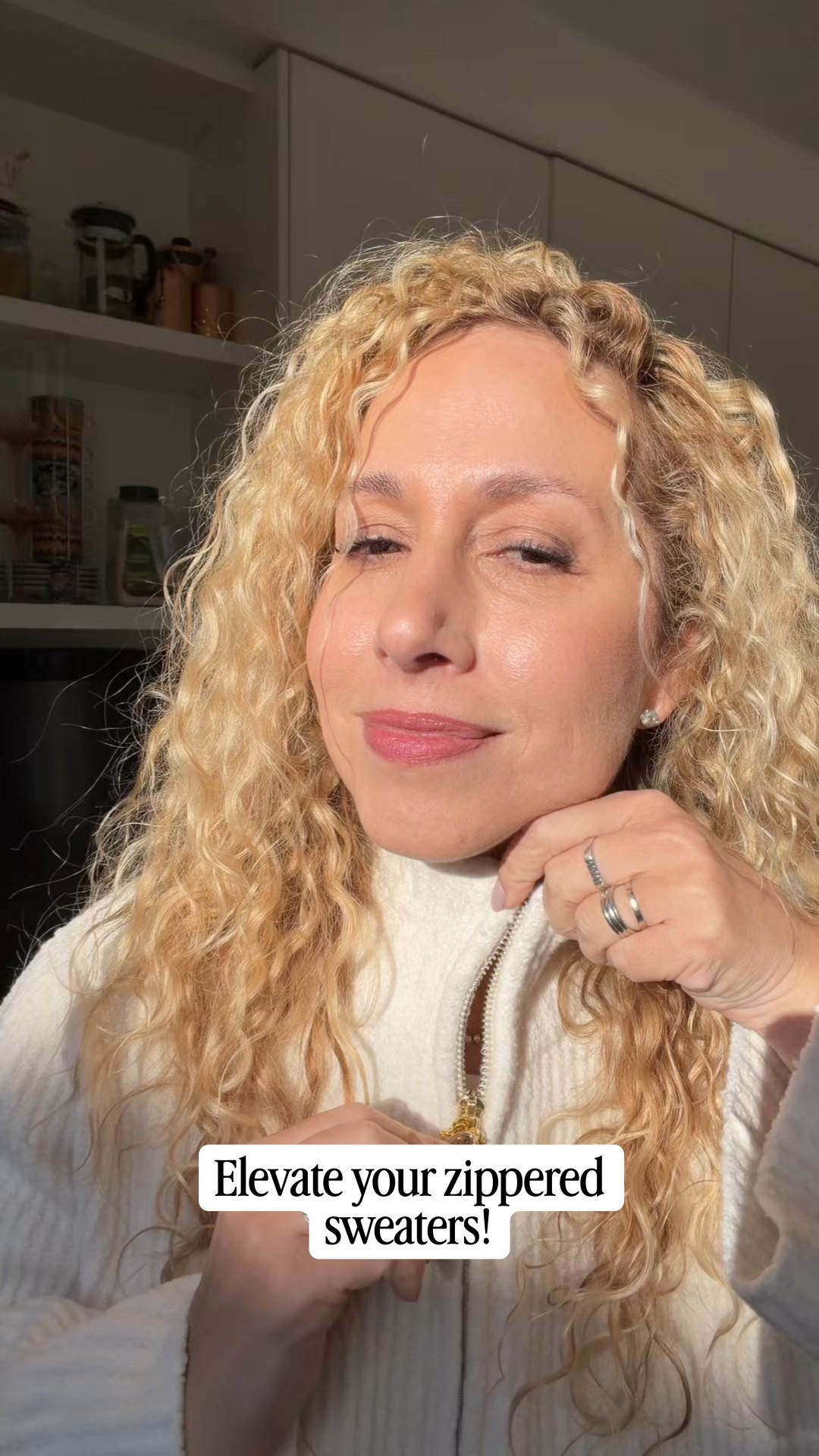 Your white zippered sweater doesn’t need to be basic. This quick tip will instantly elevate your  quarter zip!

#LTKootd #LTKSeasonal #LTKOver40