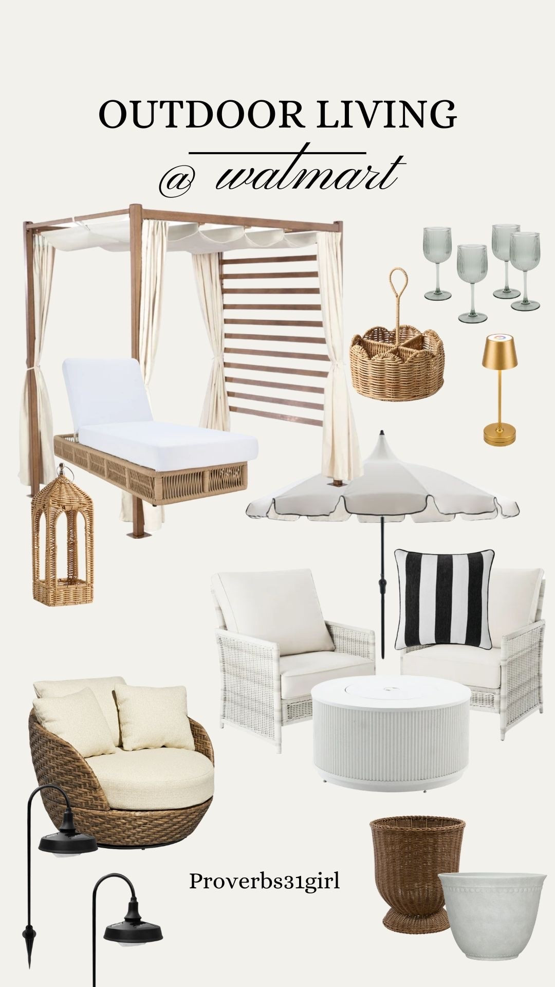 Outdoor living space at Walmart!