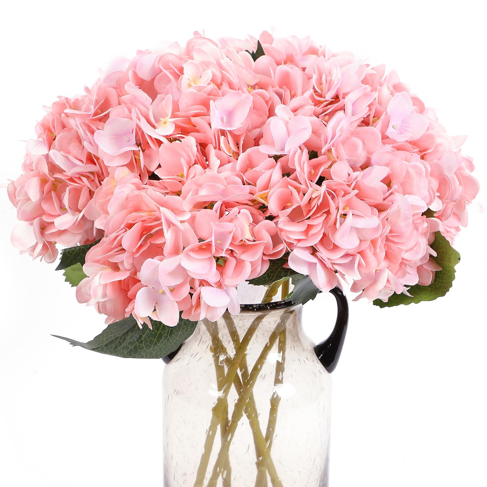 Kimura's Cabin 6pcs Fake Flowers Vintage Artificial Silk Hydrangea Flowers Bouquets Faux Hydrange... | Amazon (US)