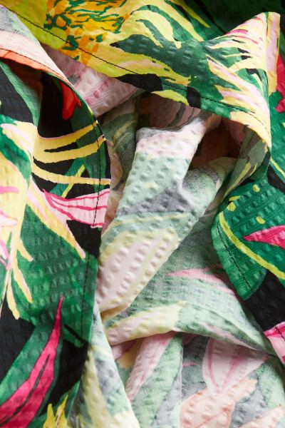 Vestido cruzado con manga puffy | H&M (FR, IT, ES, PT, BE)