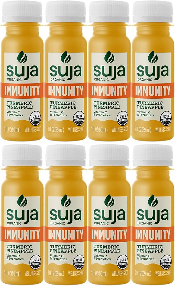 Organic Immunity Defense Shot, Ginger and Turmeric Wellness Shot, 8 pk./2 fl. oz. | Amazon (US)