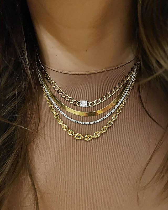 Herringbone Chain Necklace | Ring Concierge