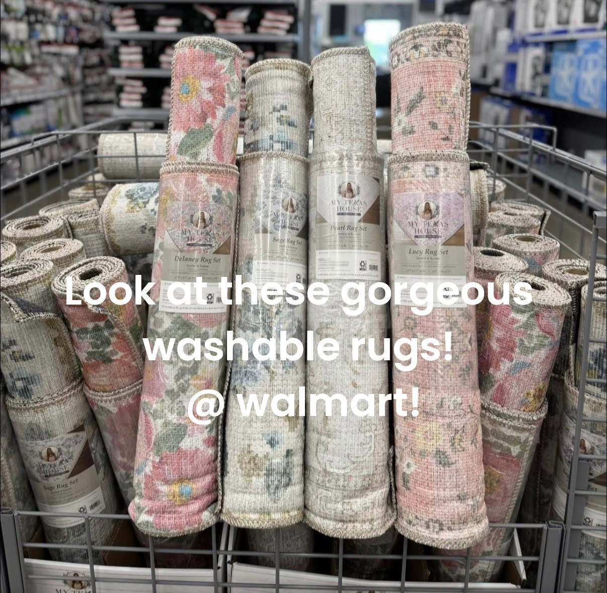 Walmart, Walmart home finds, rugs, washable rugs, My Texas House, My Texas House washable area rugs, New Walmart arrivals, Walmart spring home

#LTKHome