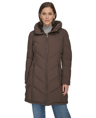 Women's Hooded Puffer Coat | Macy's