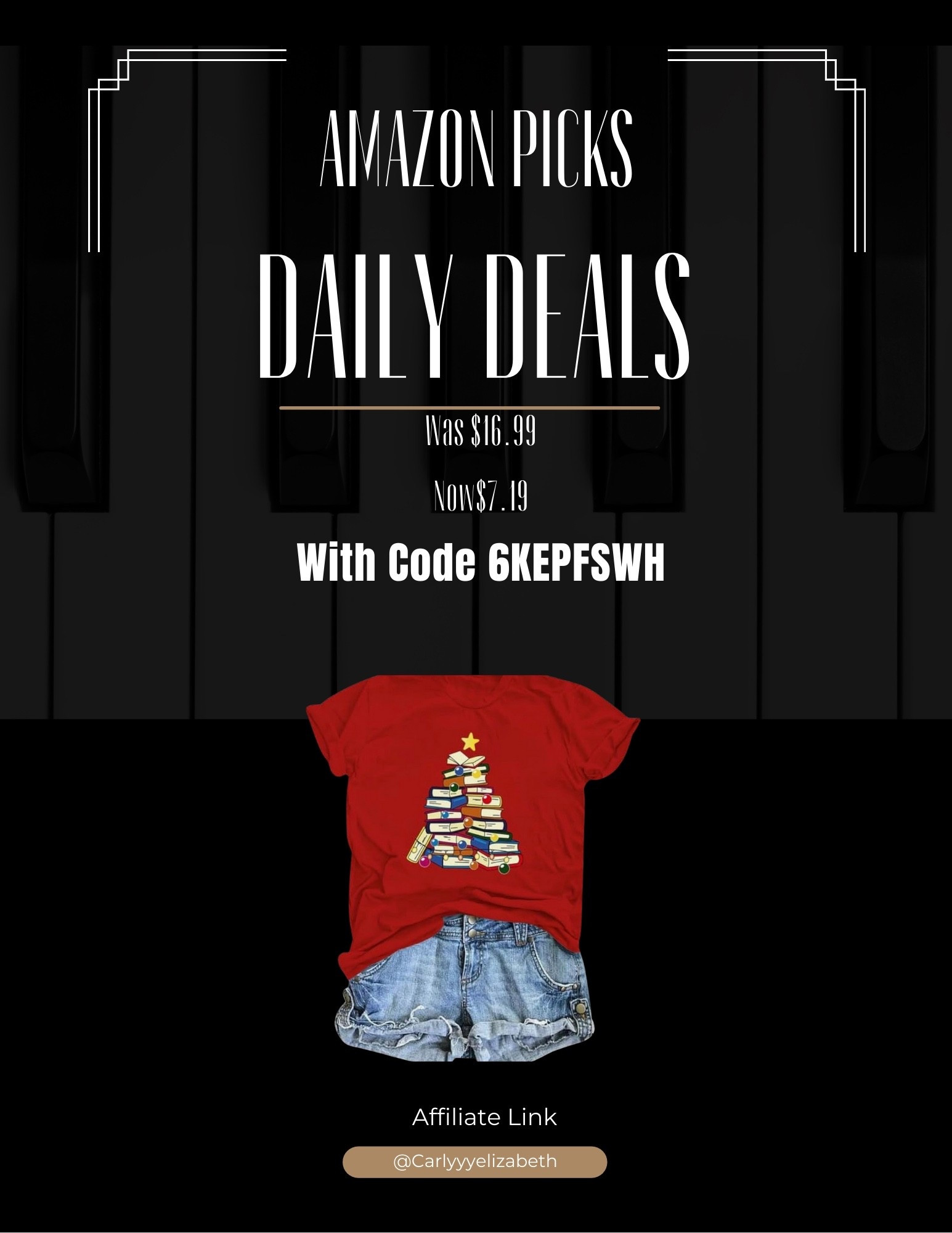 Festive top daily deal


#LTKHoliday #LTKFindsUnder50 #LTKSaleAlert