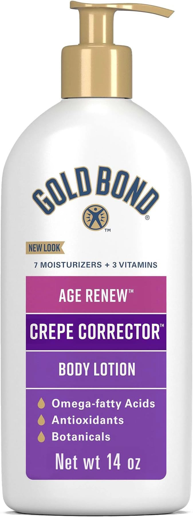 Gold Bond Age Renew Crepe Corrector Body Lotion, Improves & Tightens Crepey Skin, Replenishing & ... | Amazon (US)