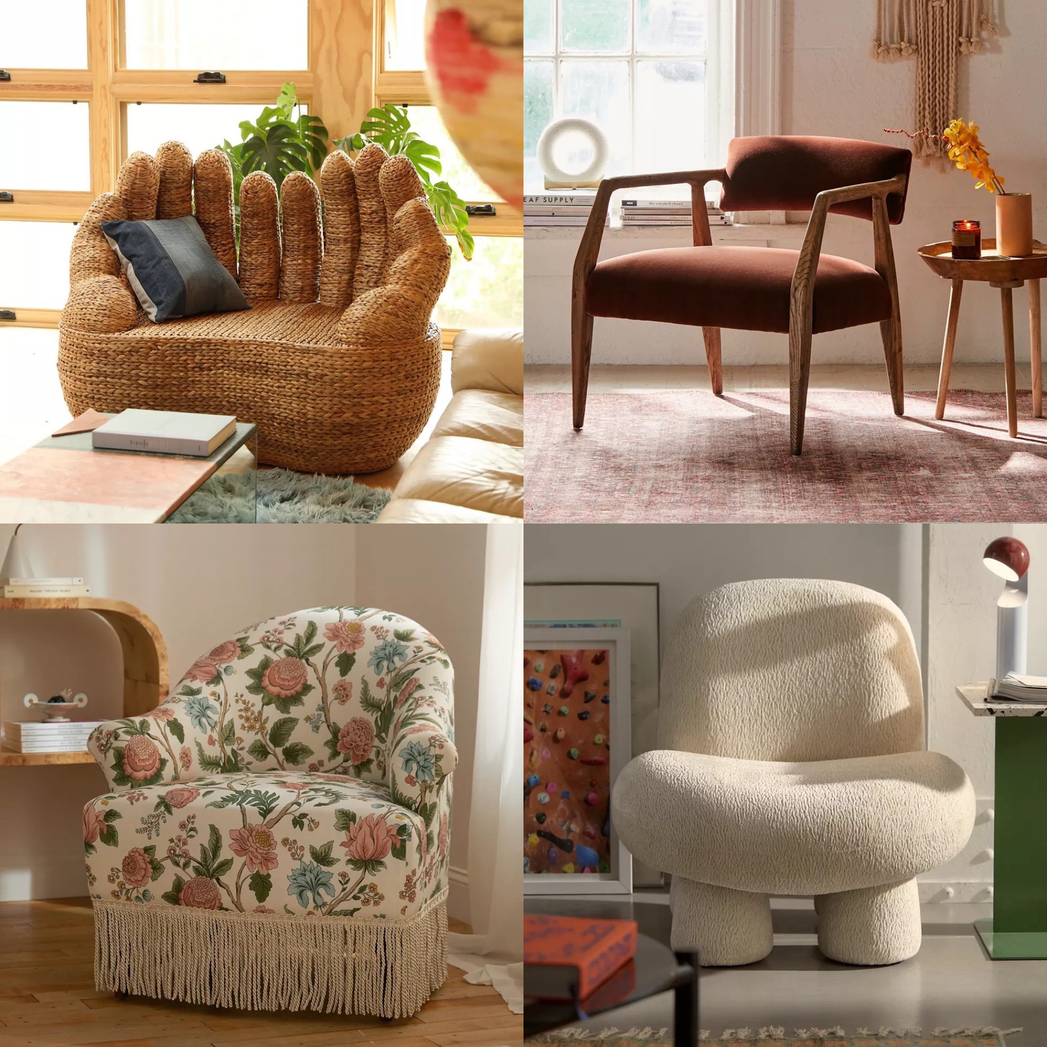 Accent chairs that make a statement. 

#LTKhome #LTKSale #LTKSeasonal