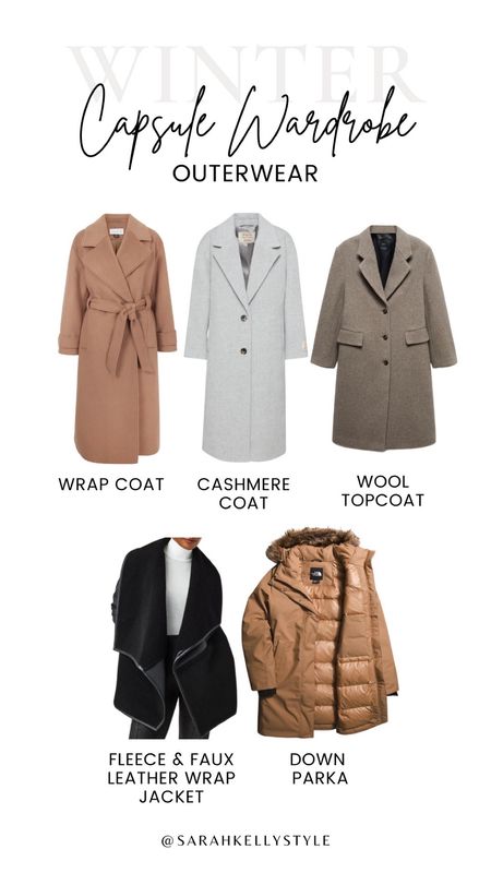 Winter capsule wardrobe, outerwear - wrap coat, cashmere coat, wool topcoat, faux & fur, parka - Sarah Kelly Style

#LTKstyletip #LTKSeasonal #LTKHoliday