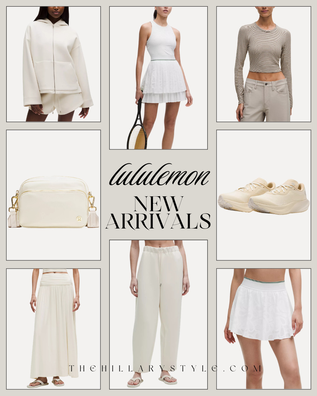 Lululemon New Arrivals: The Vanilla Girl Aesthetic 🤍
The latest lululemon drop is a dream for lovers of warm neutrals and elevated basics. Featuring the new "Bone" and "White" arrivals, this collection perfectly captures the creamy, tonal look that's trending for Spring 2026. From the pleated tennis dress to the buttery soft loungewear and the viral crossbody bag, these pieces define "Quiet Luxury" in activewear. Whether you're headed to the court or a weekend brunch, these monochromatic staples are the ultimate closet investment. Shop the newest Scuba styles and tennis essentials now!

#TheHillaryStyle #lululemon #lululemonhaul #vanillagirl #neutralaesthetic #tenniscore #athleisure #springfashion2026 #quietluxury #capsulewardrobe #LTKfit #LTKunder100 #streetstyle #monochromaticlook 

 

#LTKfitnessgoals #LTKSeasonal #LTKActive