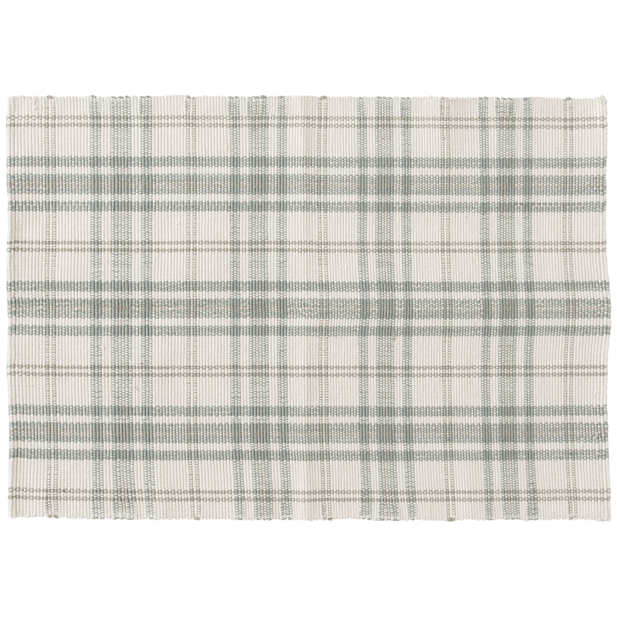 Home Decor Collection 24" x 36" Sage Plaid Outdoor Layering Rug | Walmart (US)