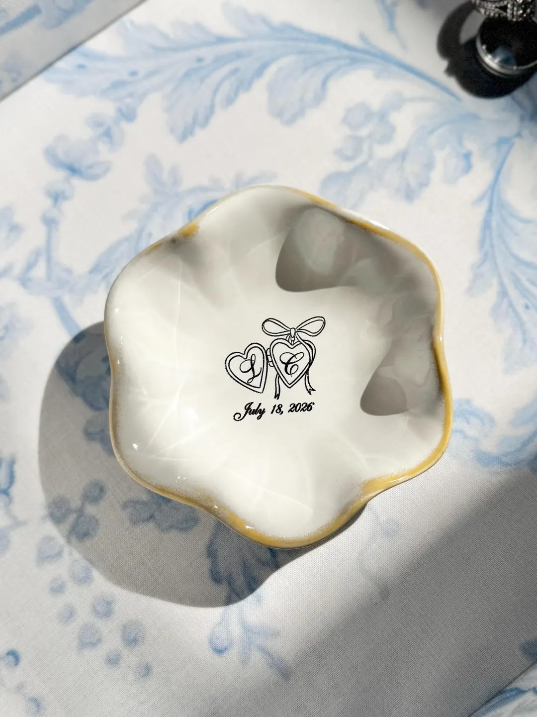 Bride Ring Dish Engraved Jewelry Dish Best Friend Engagement Party Gift Bride to Be Wedding Day G... | Etsy (US)