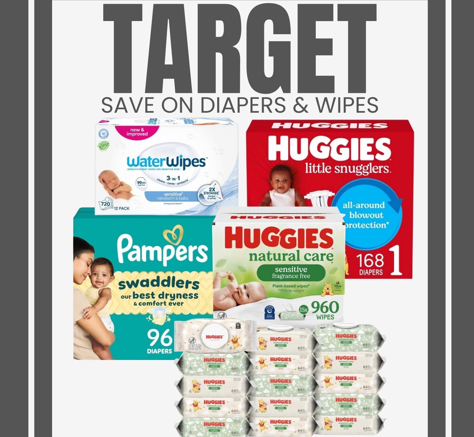 Save on diapers and wipes with Target circle! Look for the coupons. Huggies and pampers $3-4 off

#LTKSaleAlert #LTKBaby