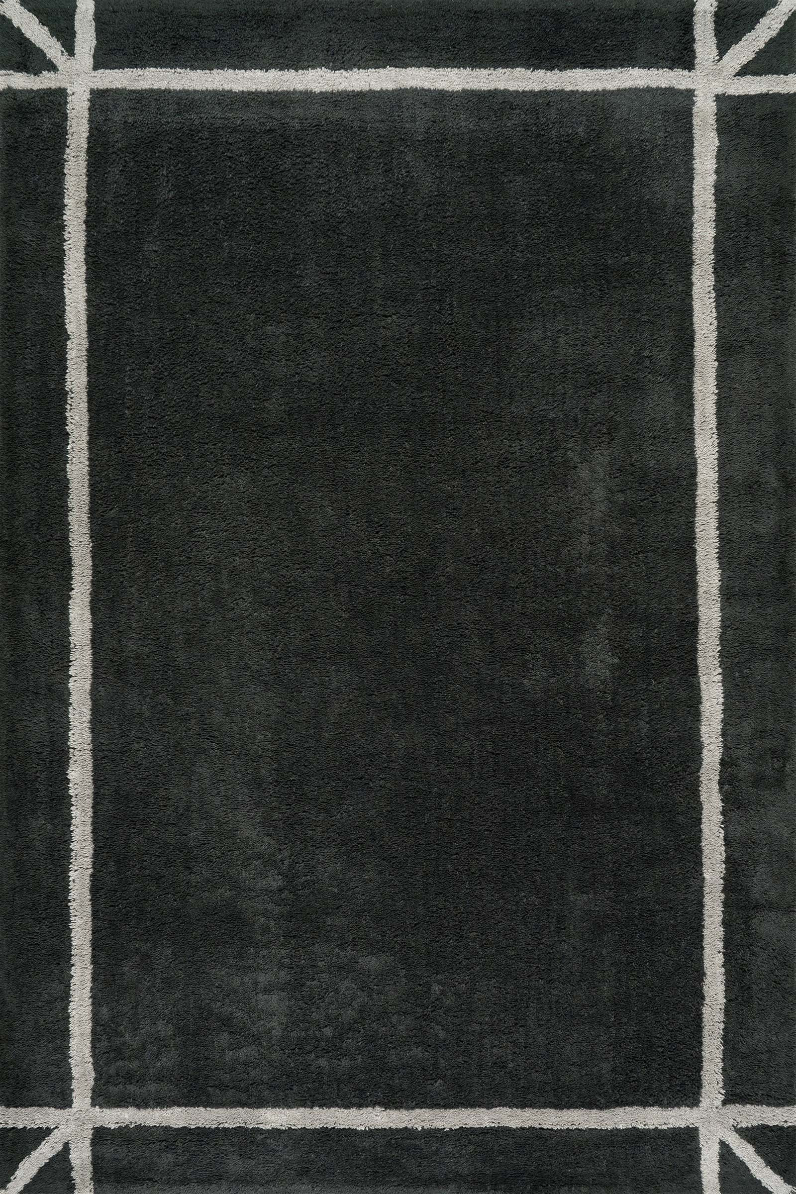 Sivra Bordered Rug | Blue | Rugs USA