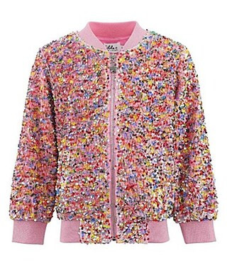 Lola  The Boys Girls Confetti Shimmer Bomber Jacket -  2 | Dillard's
