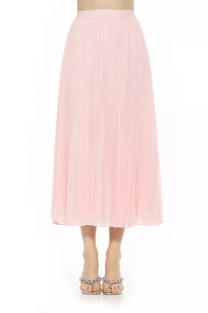 Kesia Midi Pleated Skirt | Belk