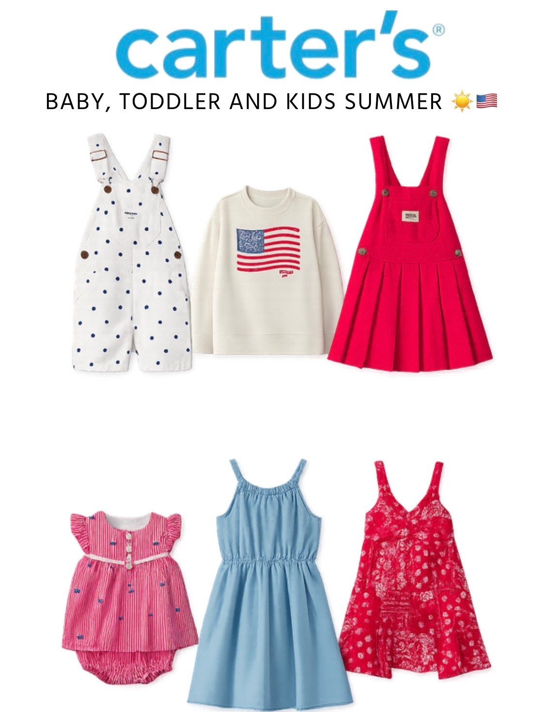 Red, White and Blue just bring me so much summer joy!! ☀️🇺🇸

#ltksummer #americana #carters 

#LTKmomlife #LTKKids #LTKBaby