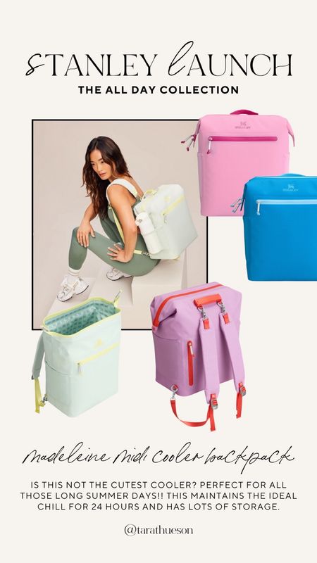 Cutest new colors just launched, just in time for summer too! 

Stanley
Cooler 
Backpack 