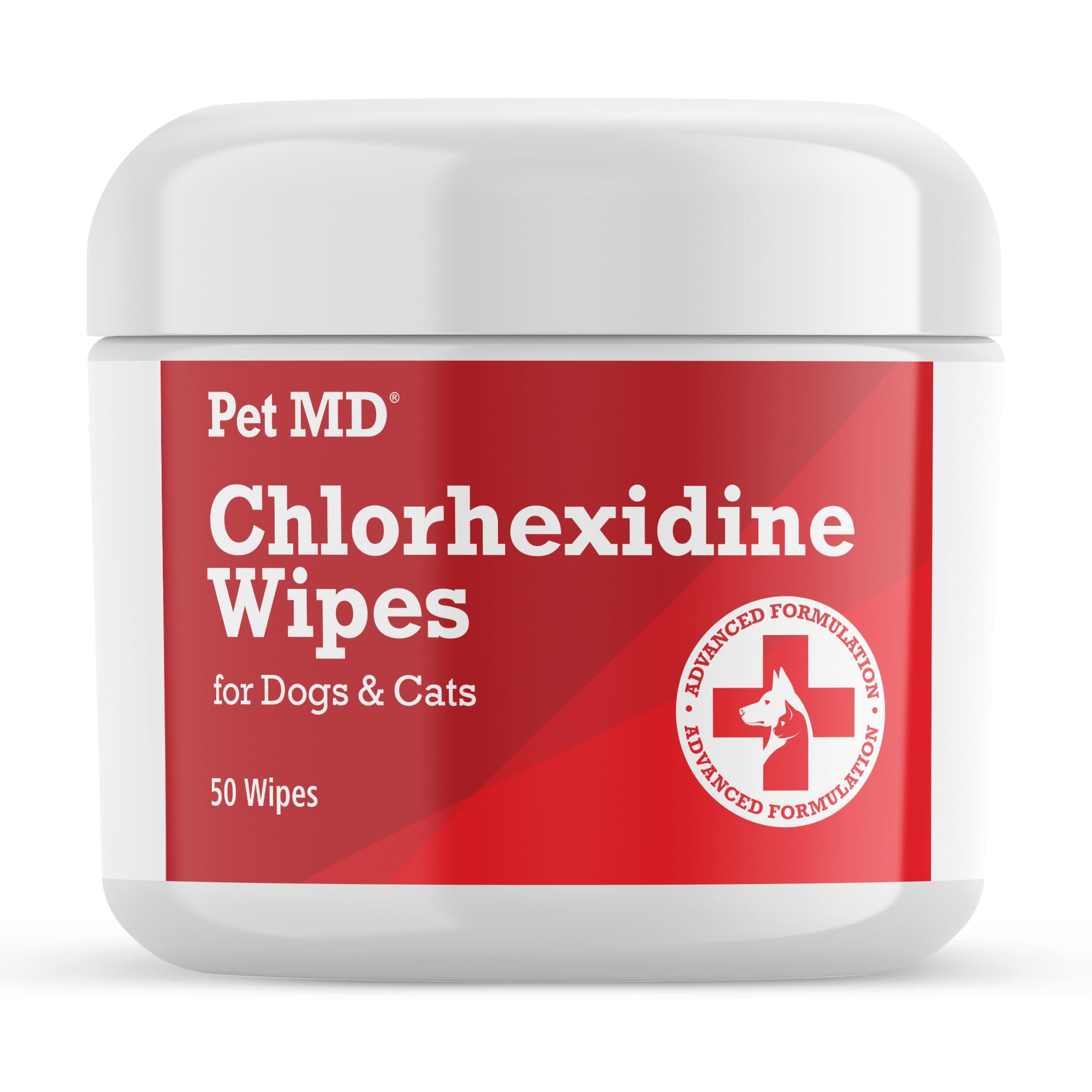 Pet MD Topical Wipes for Cleansing - with Aloe for Cats and Dogs - 50 Count | Amazon (US)