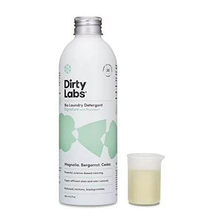 Dirty Labs | Signature Scent | Bio-Liquid Laundry Detergent | 32 Loads (8.6 fl oz) | Hyper-Concentrated | High Efficiency & Standard Machine Washing | Nontoxic, Biodegradable | Stain & Odor Removal | Walmart (US)