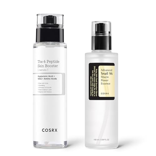 COSRX Snail 96% Peptide Booster Set- Hydrating Serum for Dull Skin & Skin Renewing Facial Essence for All Skin Types, Korean Skincare | Amazon (US)