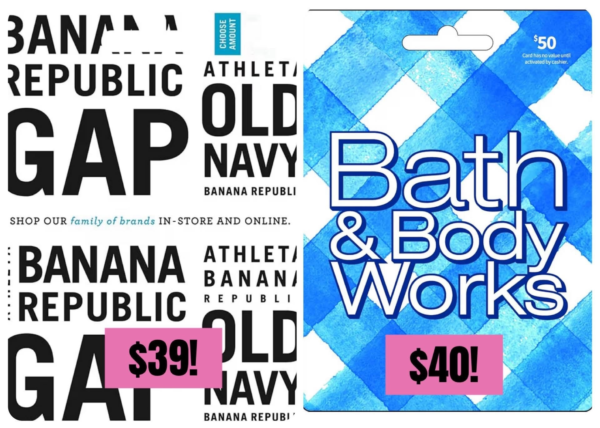Amazon has their gift card sale back on select retailer gift cards!! The two that will absolutely be the first to sell out (since it happens every time they offer this sale!) are:

🎁 Gap Family of Brands $50 Gift Card for $39!
🎁 Bath & Body Works $50 Gift Card for $40!

You receive a physical gift card that’s perfect for gifting or using to buy gifts! Great deal we only see about three times a year 🙌🏻

#LTKGiftGuide #LTKSaleAlert #LTKHoliday
