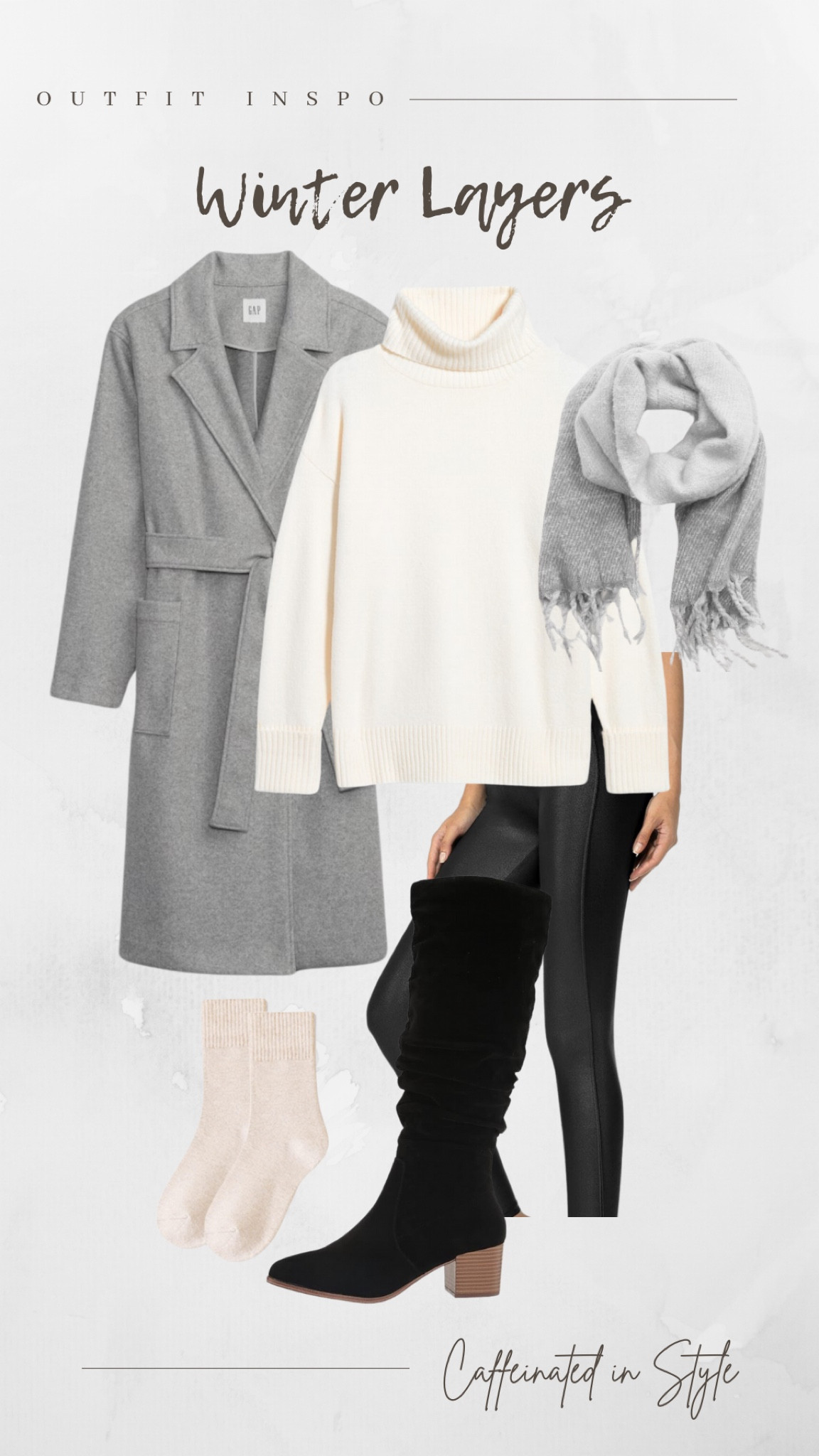 Winter Layers with faux leather leggings 

#LTKstyletip #LTKSeasonal #LTKHoliday