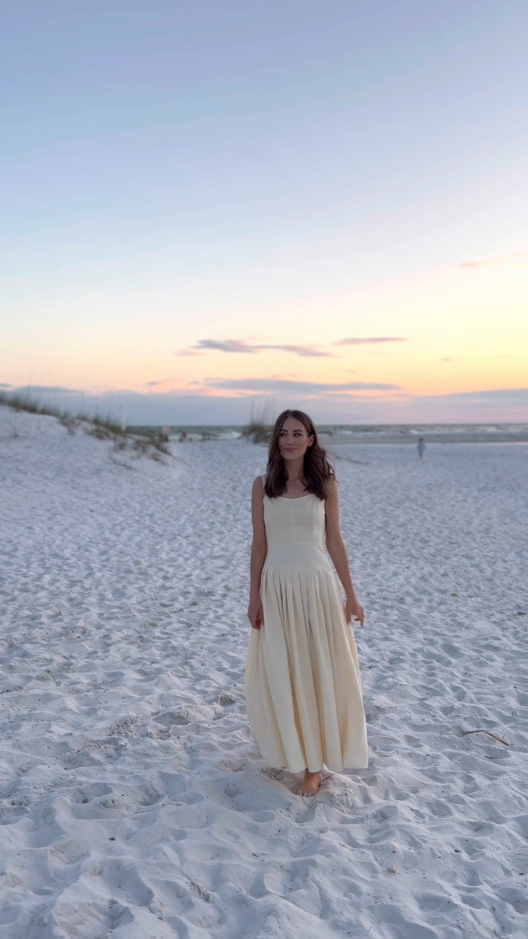 Wore this dress for family pictures on the beach! Runs TTS - I’m wearing the XXS. 

#LTKTravel #LTKSaleAlert