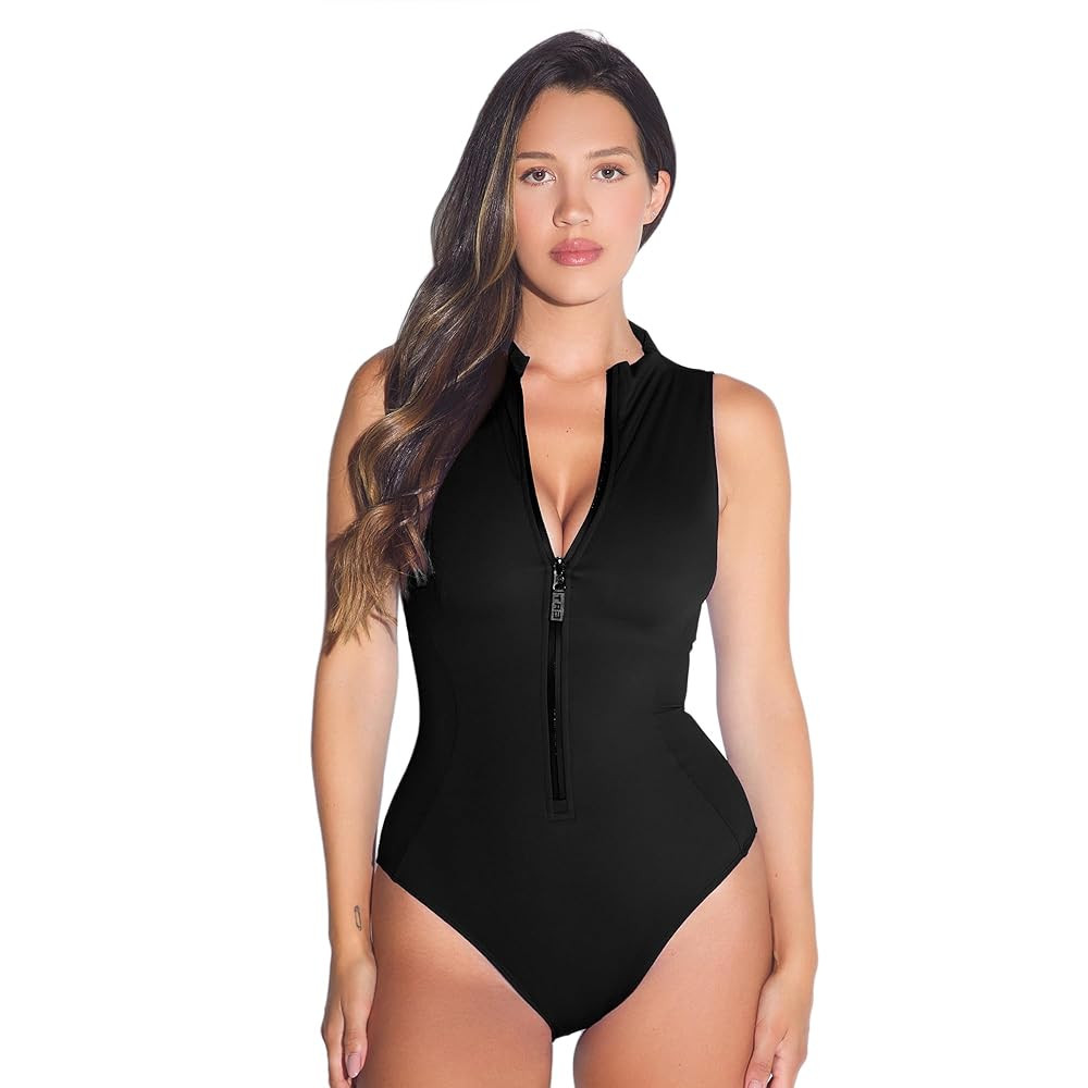 TA3 Sleeveless Surfy Swimsuit for Women - Sculpting & Tummy Control Swimsuits for Women - Patente... | Amazon (US)