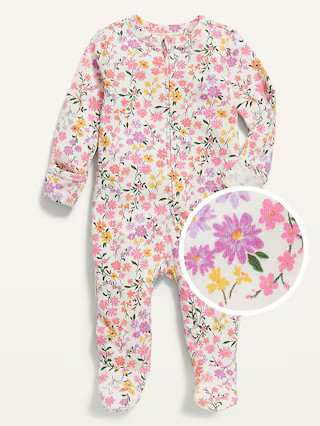 Unisex Printed Footed Sleep & Play One-Piece for Baby | Old Navy (US)