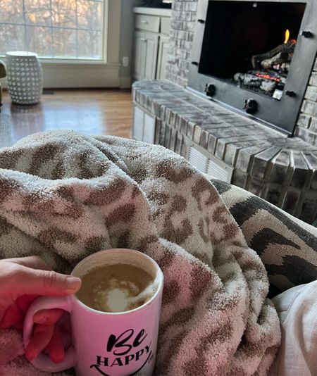 Best way to spend the morning 🔥with my favorite warm blanket and a cup of Joe to get me started. 

#LTKfindsunder50 #LTKover40 #LTKhome