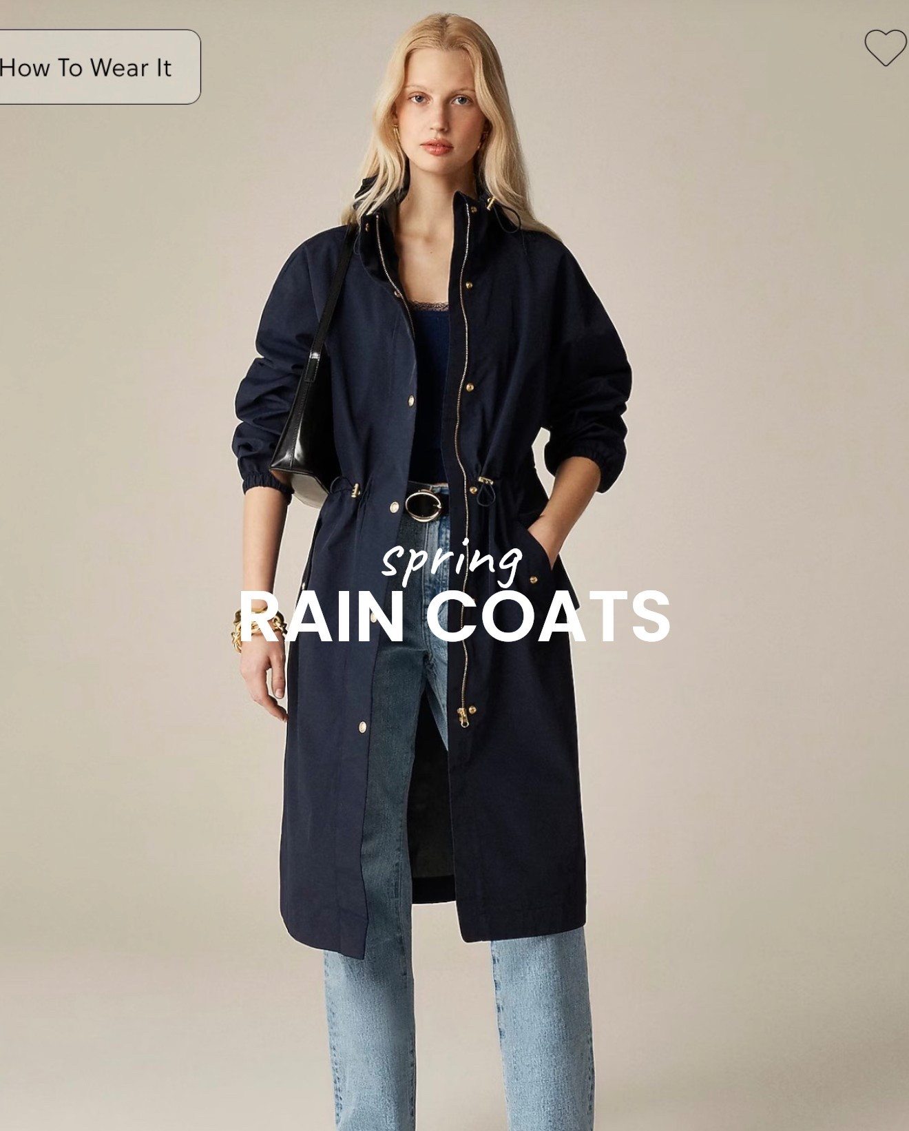 Waterproof or water resistant jacket finds for spring - also linked a couple of favorite waterproof boots + jeans that pair well with them! 

For Abercrombie jeans go shorter with the inseam for a cropped style 

For extra cold weather that varies a lot - I recommend the Uniqlo puffer to layer underneath. Easy to pack away 