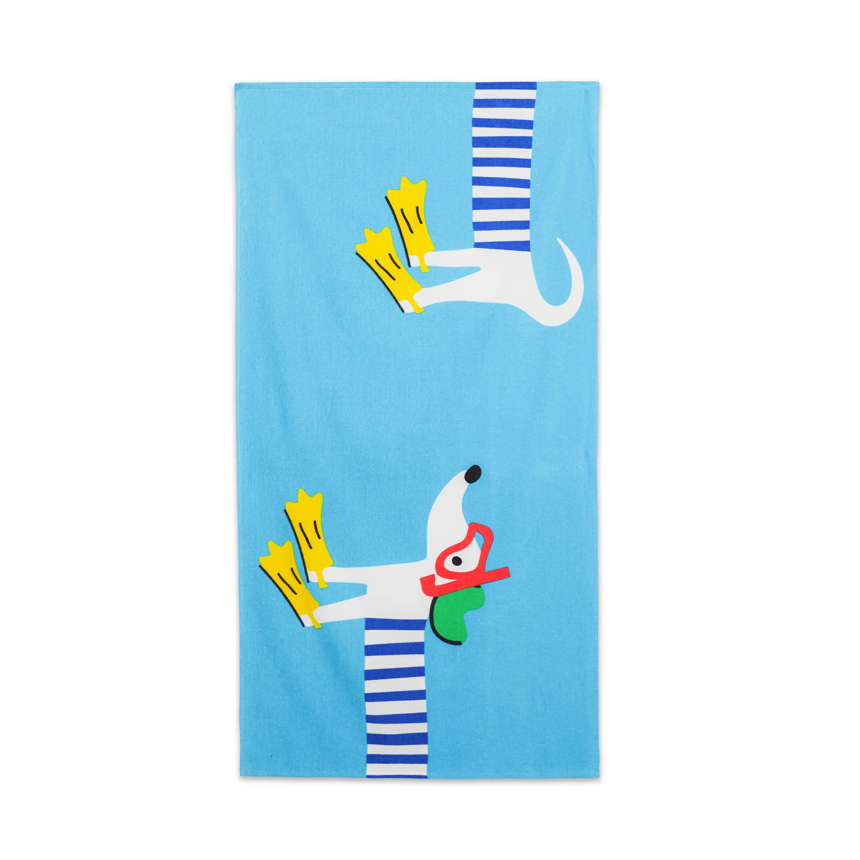 Mainstays Kids Cotton Blend Beach Towel, 30 x 60 Inches, Snorkel Dog - Walmart.com | Walmart (US)