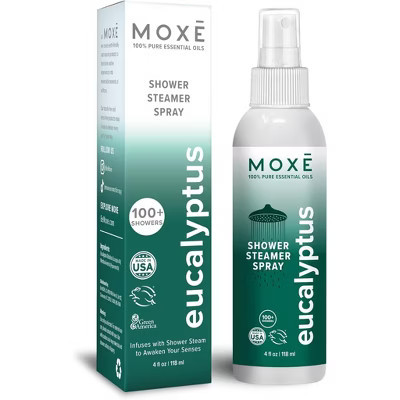 MOXĒ Eucalyptus Shower Steamer Spray – Pure Essential Oil Scent Mist –Made in the USA | Target