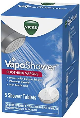 Vicks VapoShower, Shower Tablet, Shower Bomb, Aromatherapy Vapors, Eucaplytus & Menthol, Soothing... | Amazon (US)