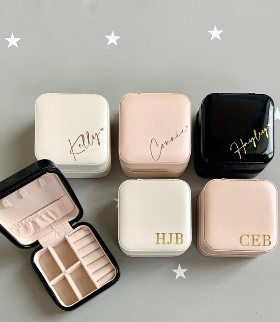 Custom Jewelry Box Jewellery Box Jewellery Ring Box Travel - Etsy | Etsy (US)