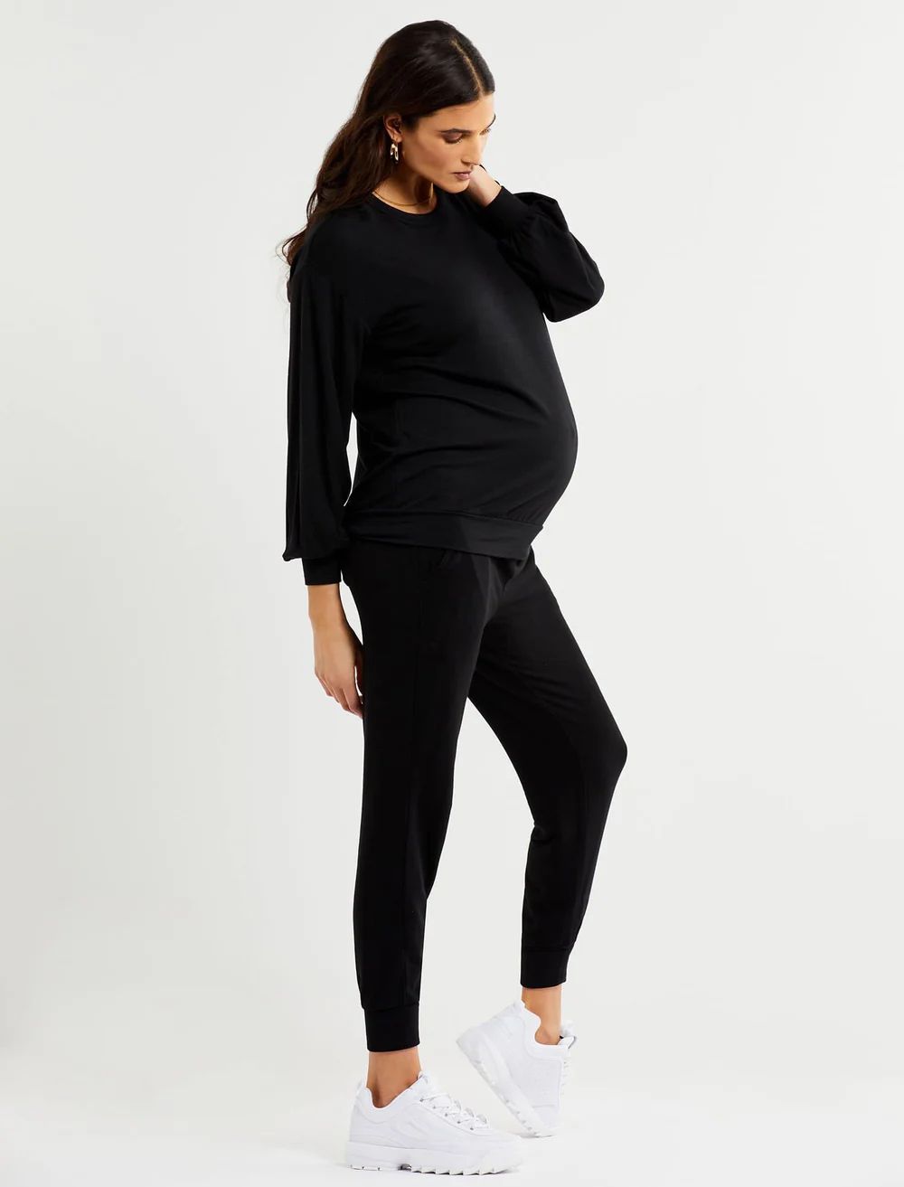 French Terry Maternity Sweatshirt | A Pea In The Pod