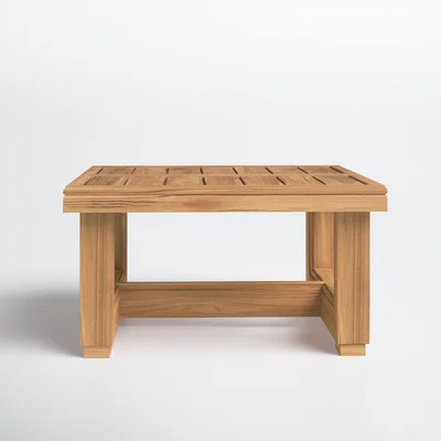 Melrose 24" Teak Outdoor Side Table | Wayfair North America
